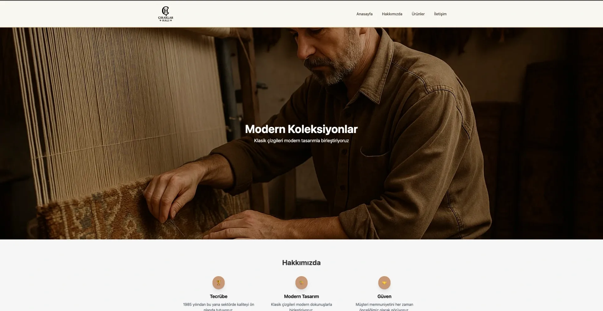 Çıraklar Halı Website