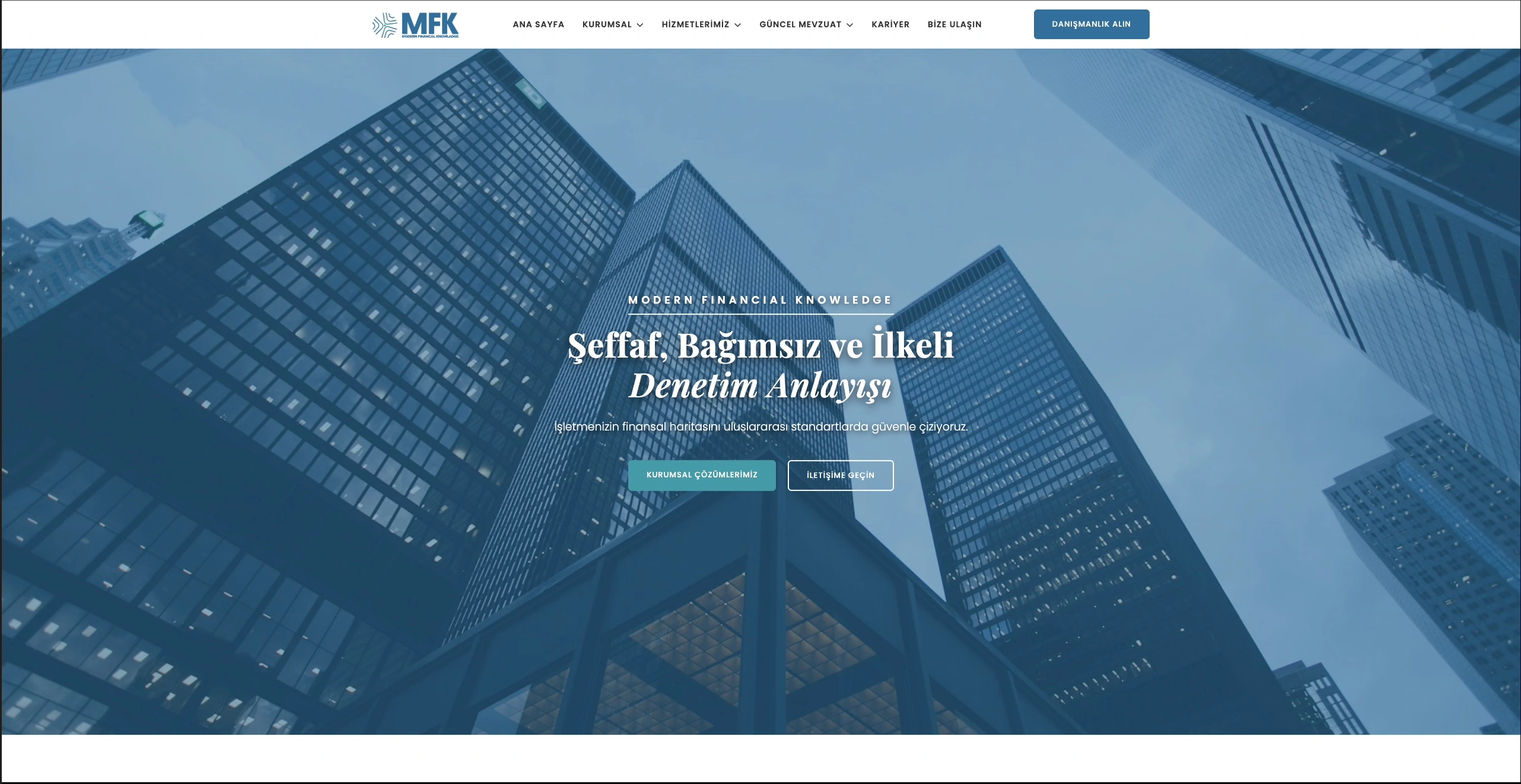 MFK Denetim Website