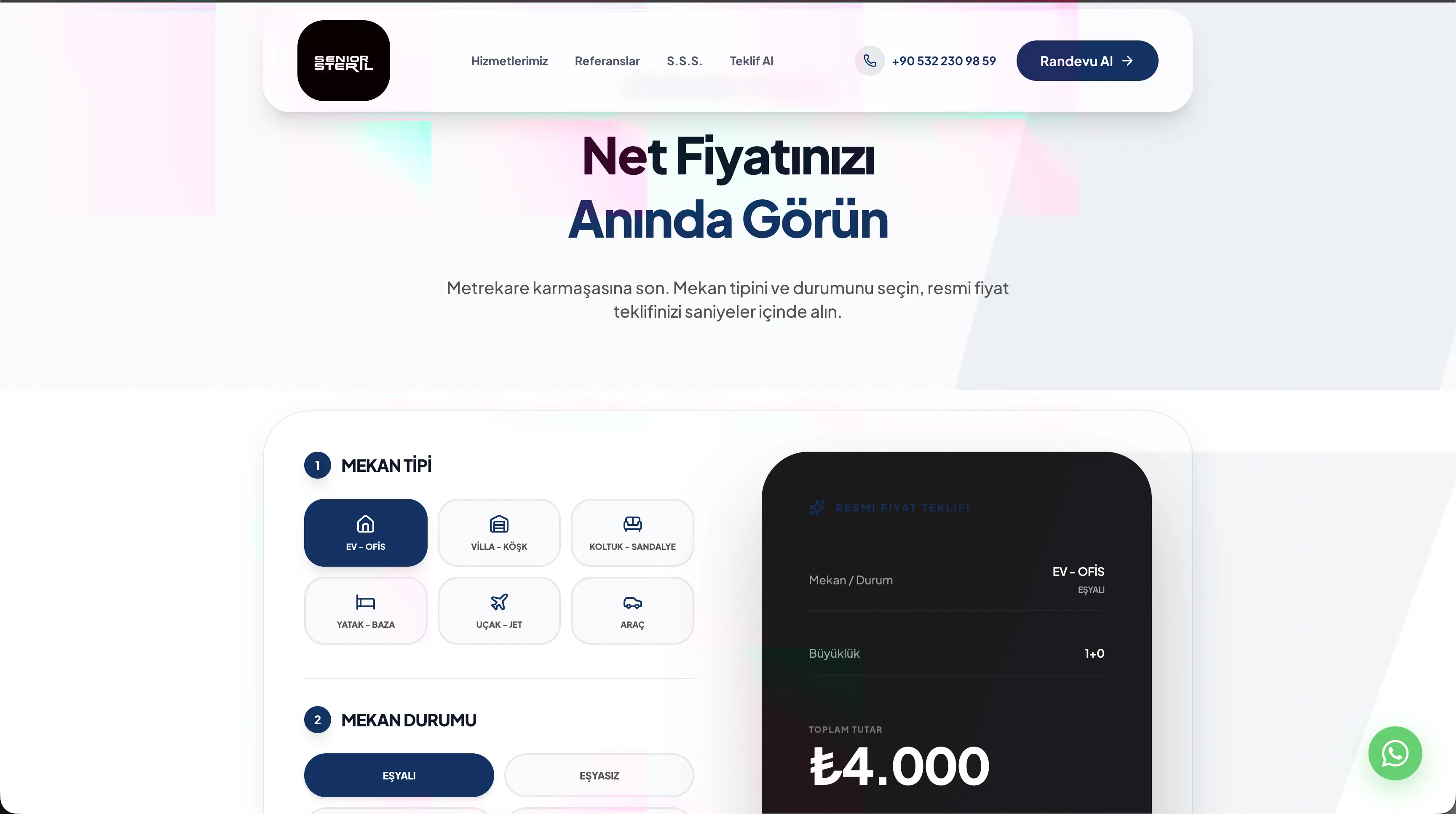 Senior Steril Website