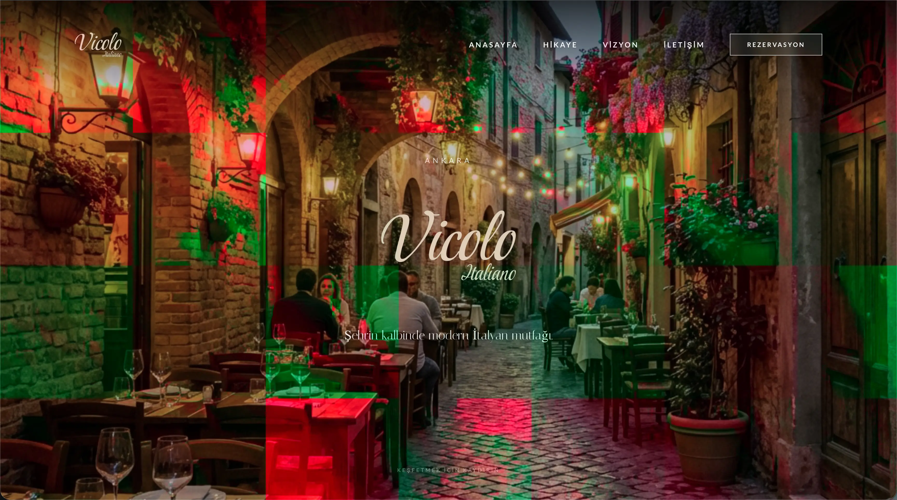 Vicolo Italiano Website